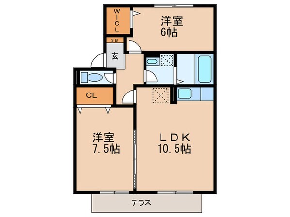 Thick　Gardenの物件間取画像